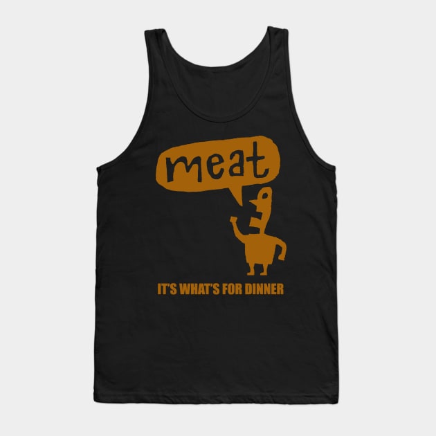 Meat Tank Top by Rob Colvin Art